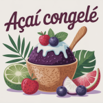 acai congelé bol pulpe violette et fruits frais