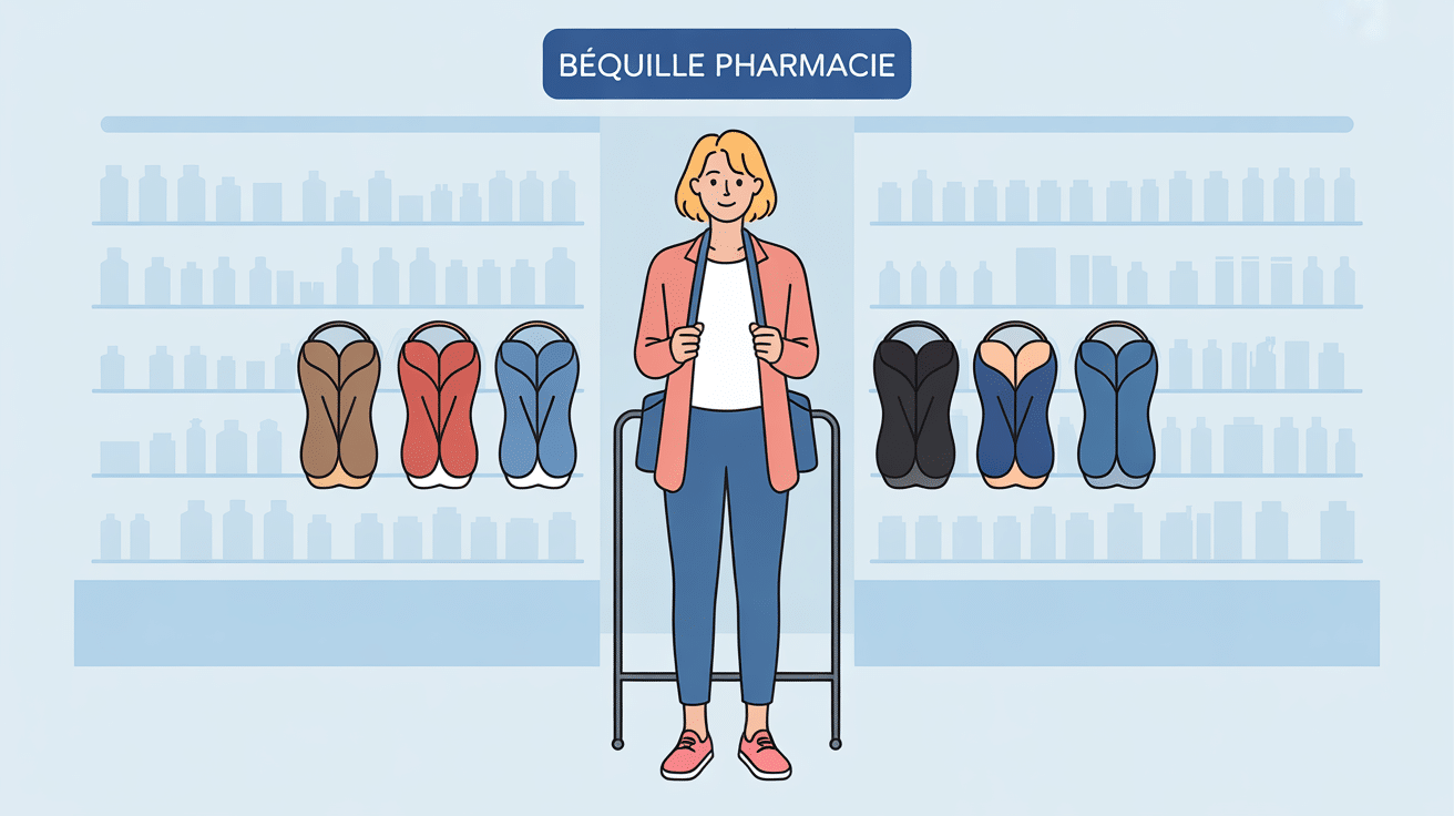 bequille pharmacie illustration selection achat