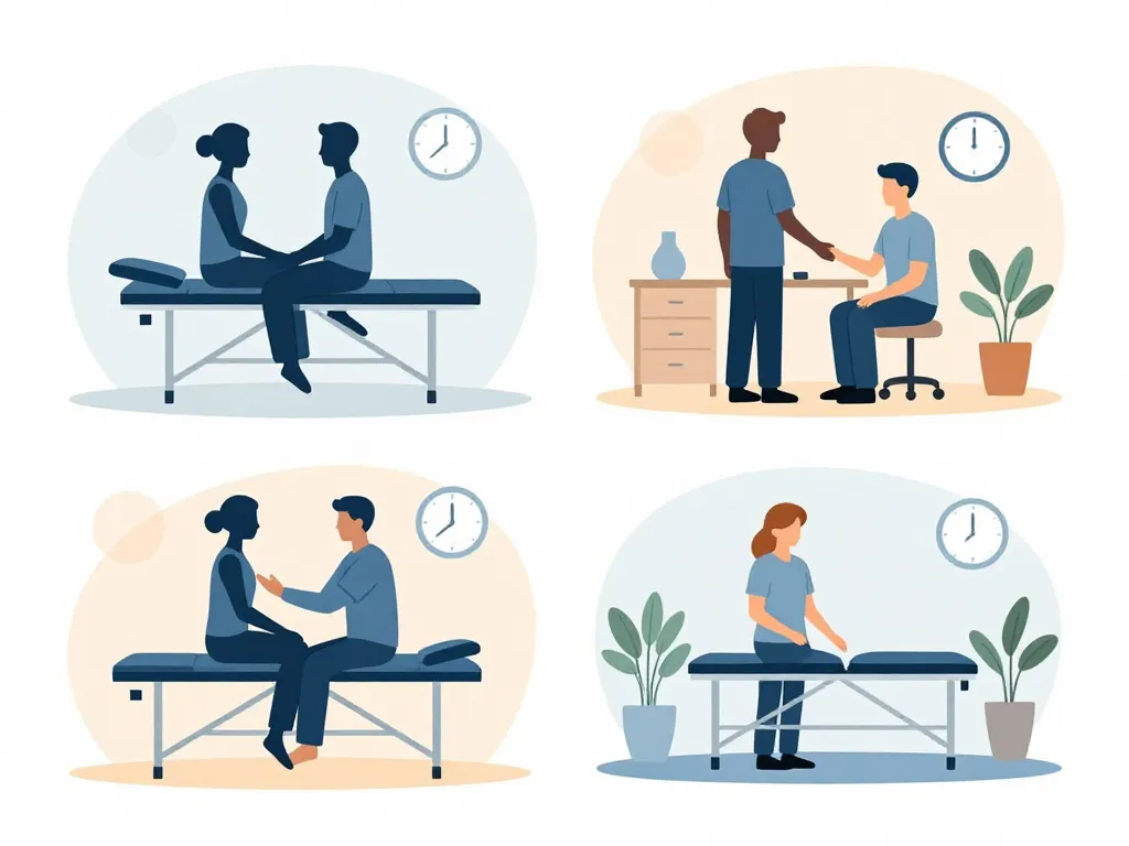 combien dure une séance de kiné patients et lieux différents