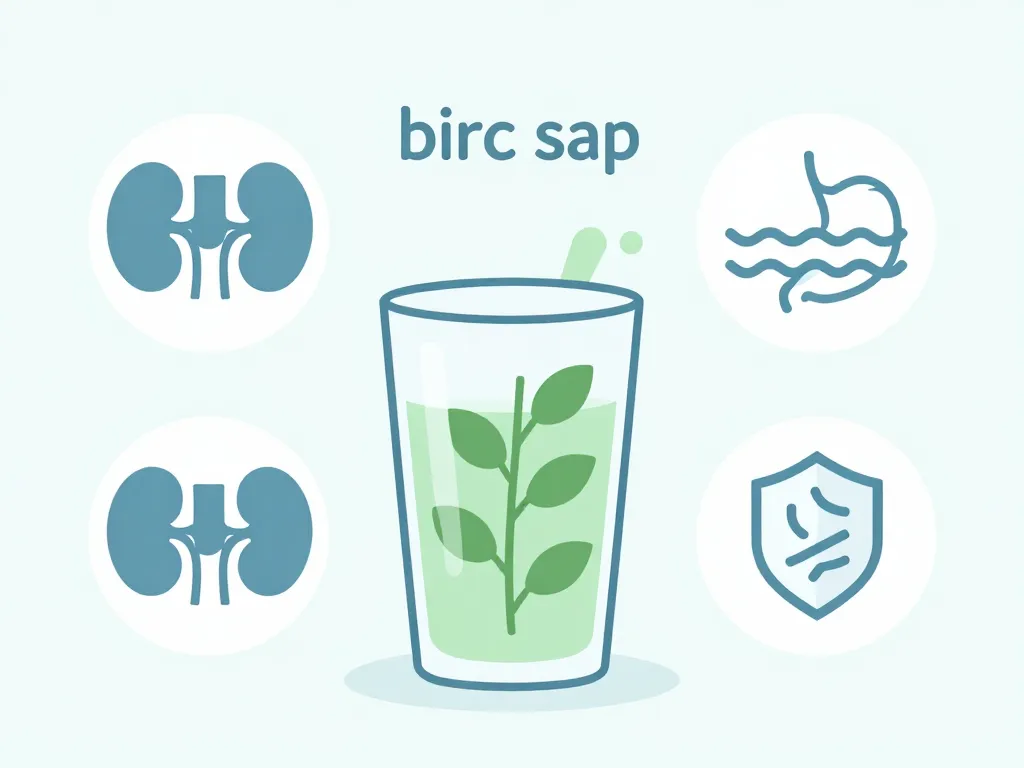 effet secondaire seve de bouleau diagramme effets digestifs reins