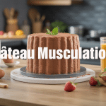 gateau musculation entouré ingredient whey avoine oeufs fruits