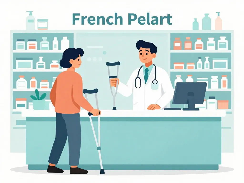 client louer béquille pharmacie sans ordonnance