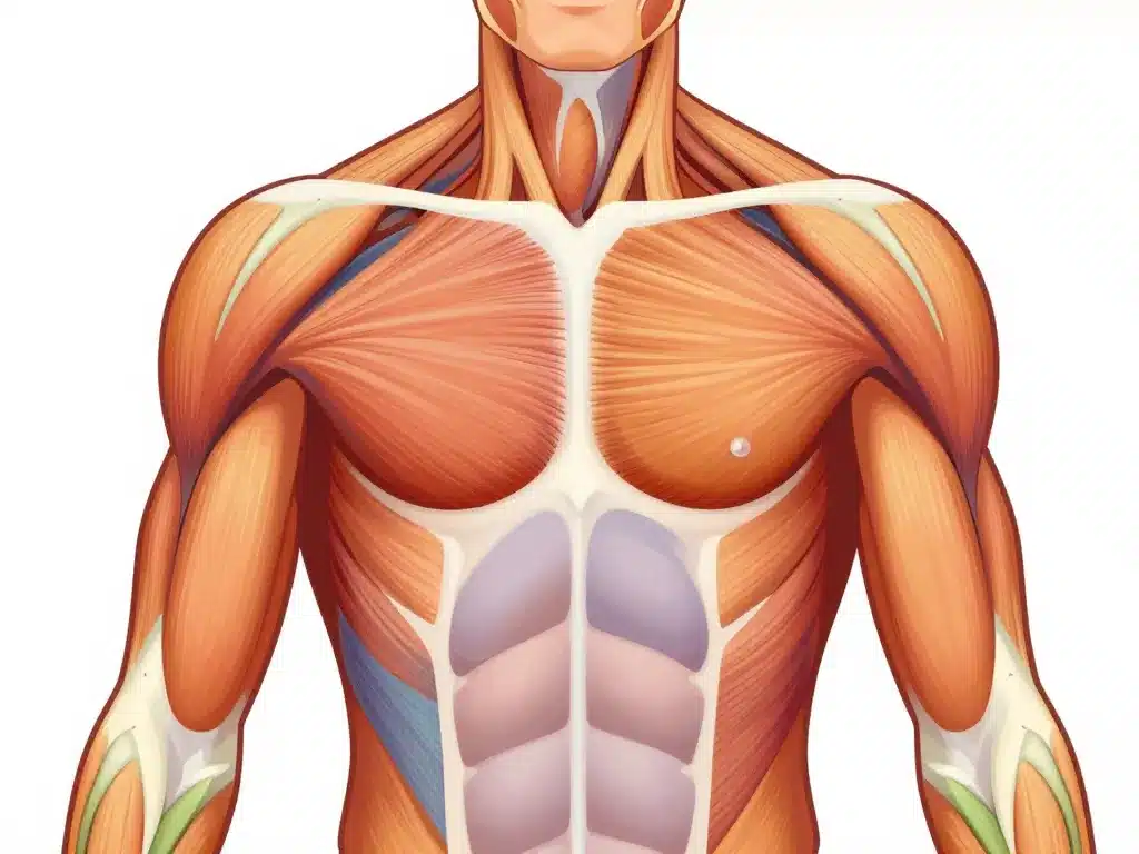 muscle haut du corps groupes musculaires