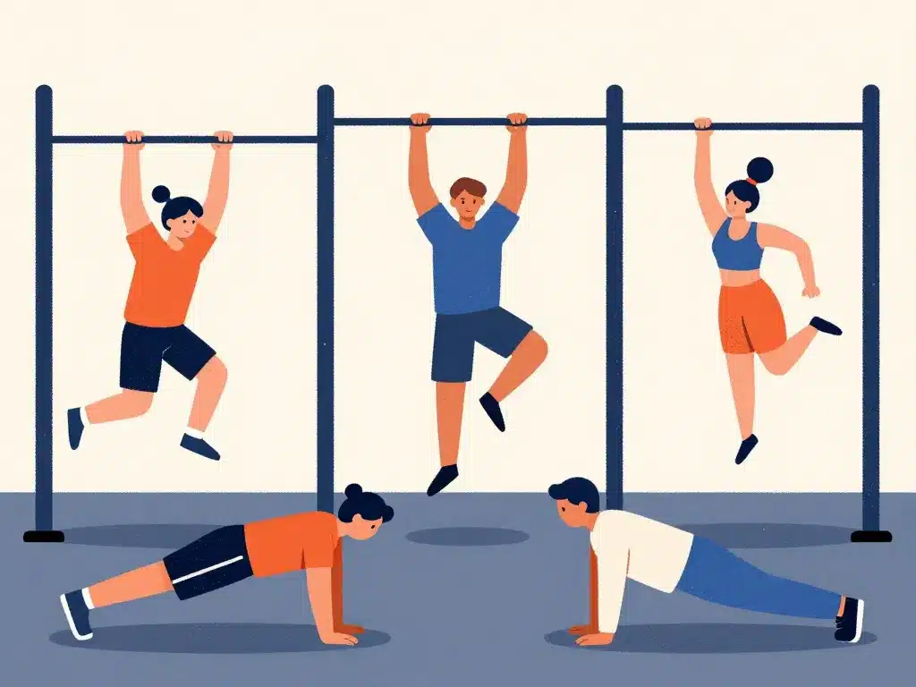 muscle haut du corps mouvements de base