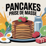 illustration pancake prise de masse et nutrition sportive
