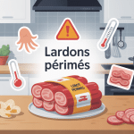 peut on manger des lardons périmés illustration dangers