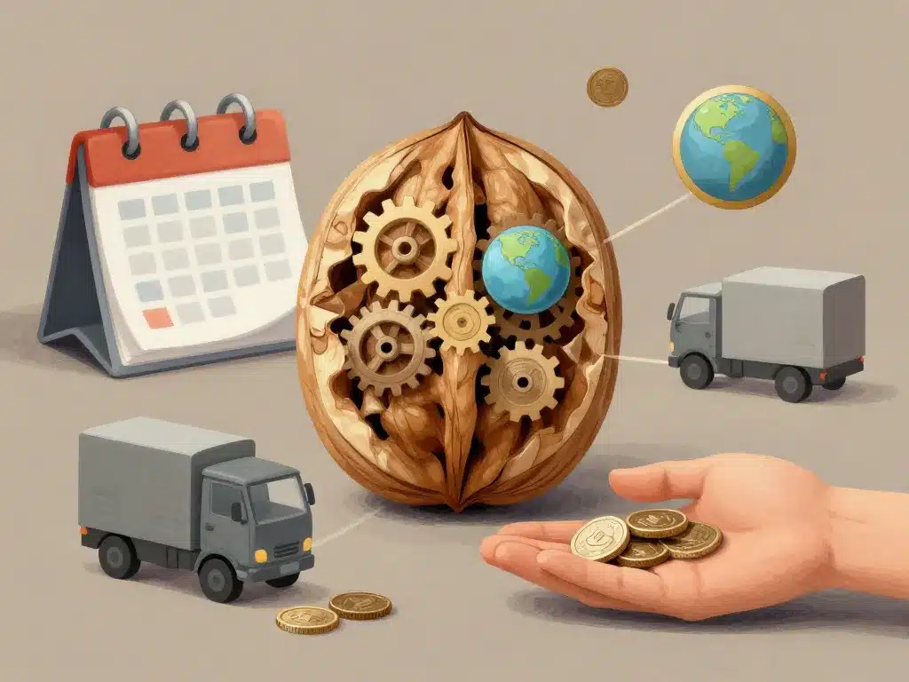 prix des noix au kilo facteurs saison origine transformation