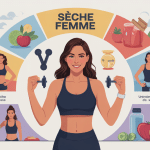 programme pour secher femme illustration parcours equilibre