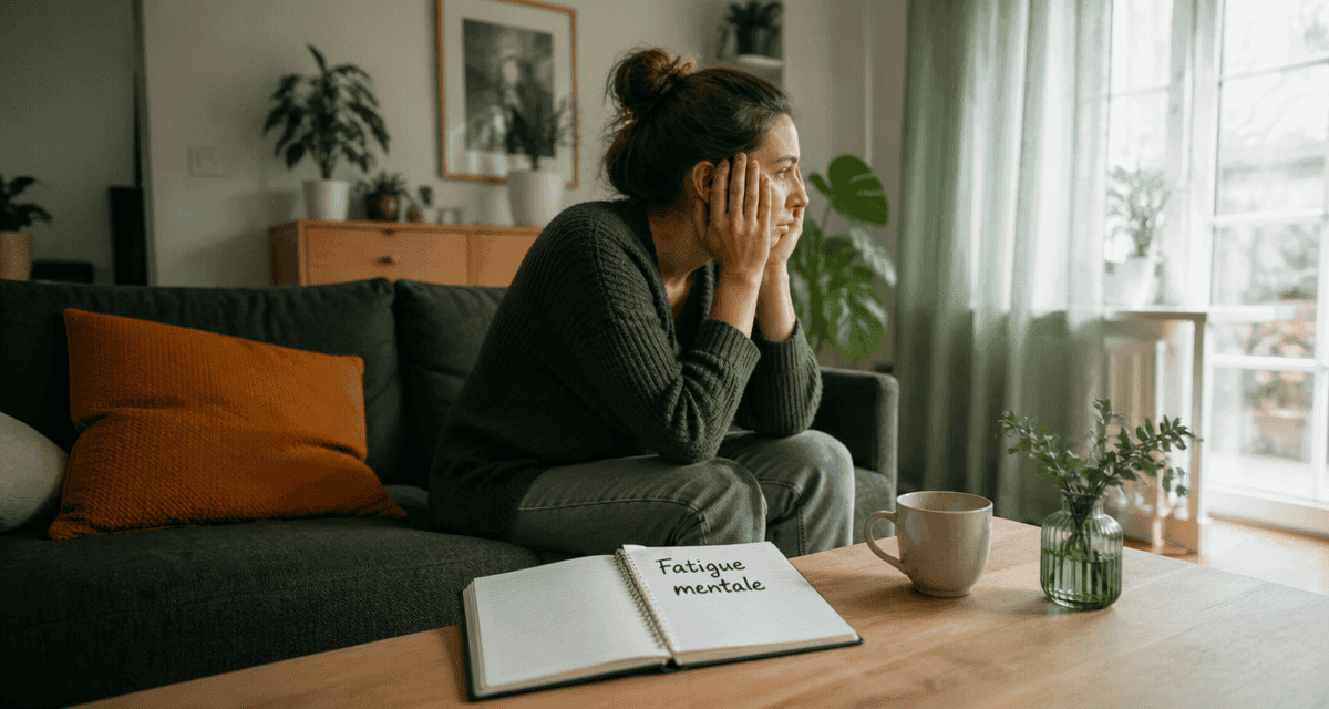retrouver de l energie mentale femme fatiguée