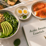 aliments et acides amines essentiels en plat sain