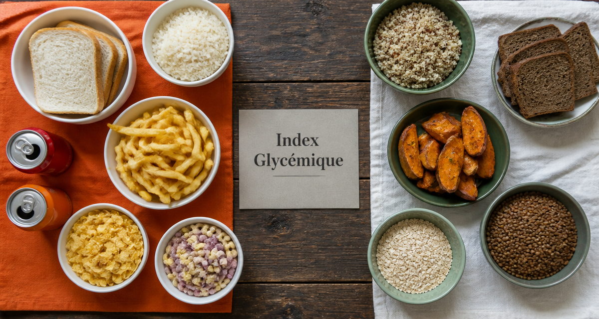 aliments riches en glucides a eviter sur une table