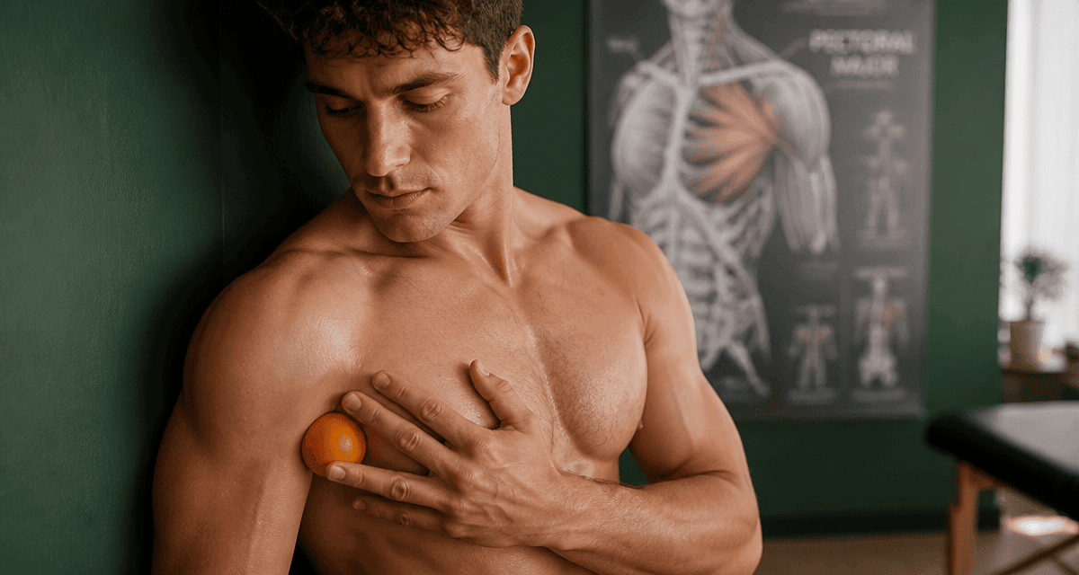 douleur grand pectoral automassage balle