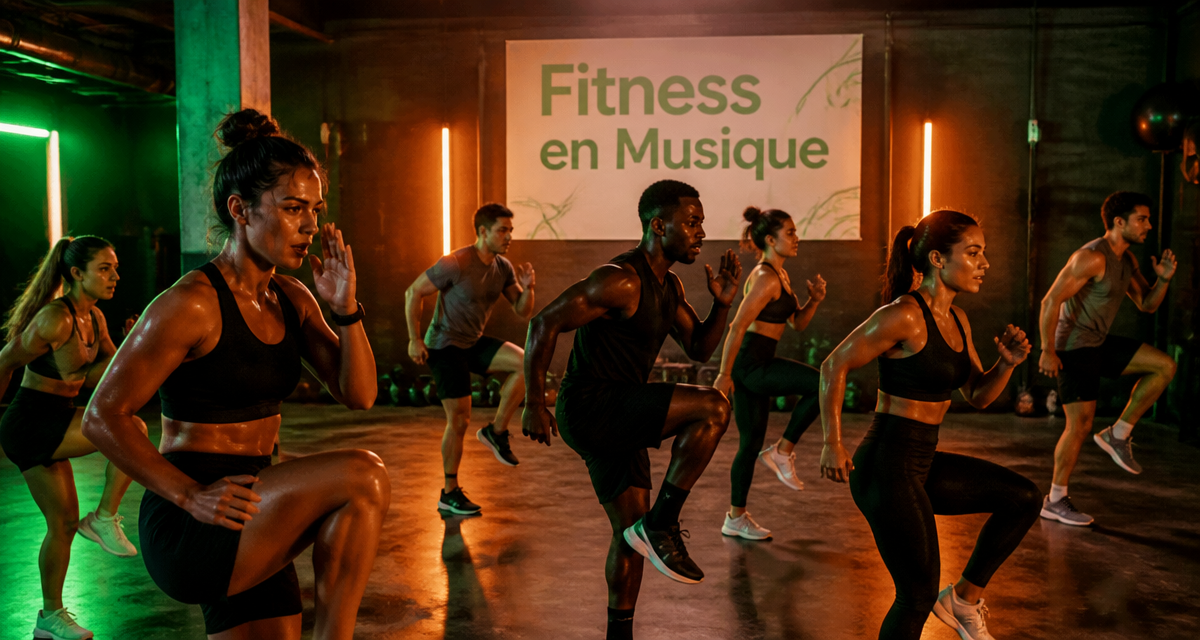 fitness en musique séance cardio synchronisée