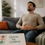Gérer sa colère adulte respiration carnet