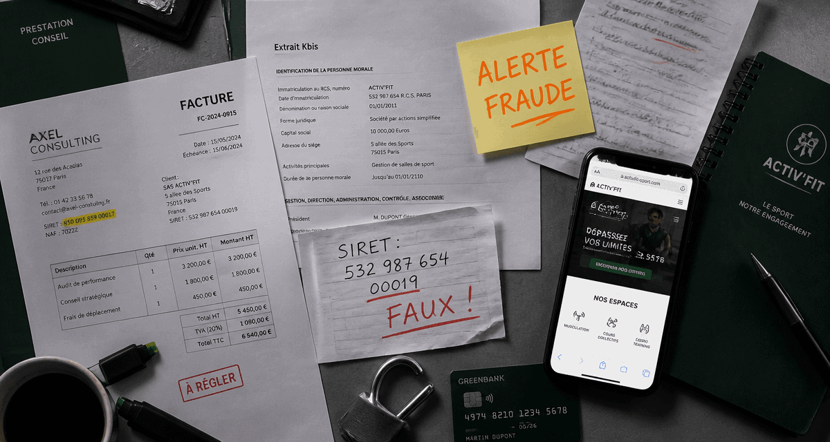 Maison Fitness avis documents SIRET frauduleux