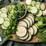 meilleur legume pour maigrir legumes frais sur planche