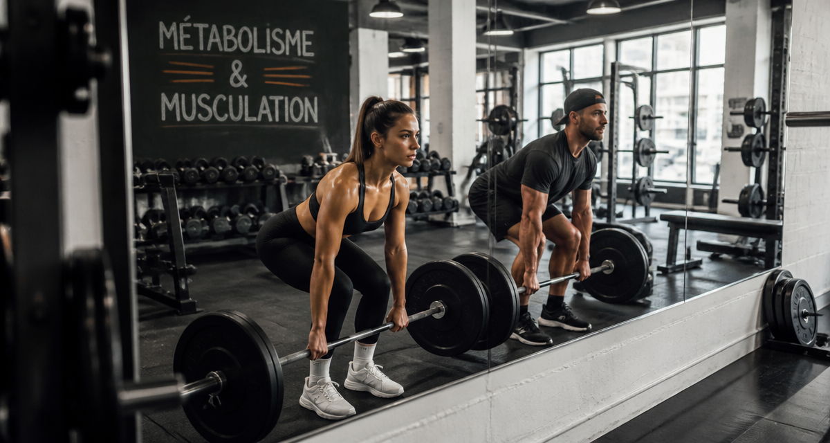 Métabolisme et musculation exercice salle