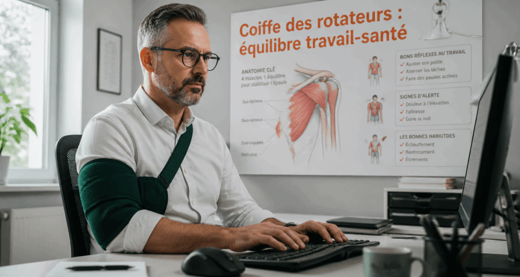 peut on travailler avec une rupture de la coiffe au travail