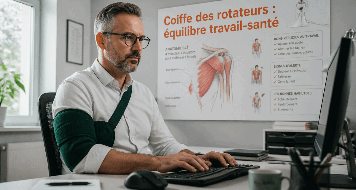 peut on travailler avec une rupture de la coiffe au travail