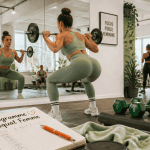 programme squat femme exercice miroir
