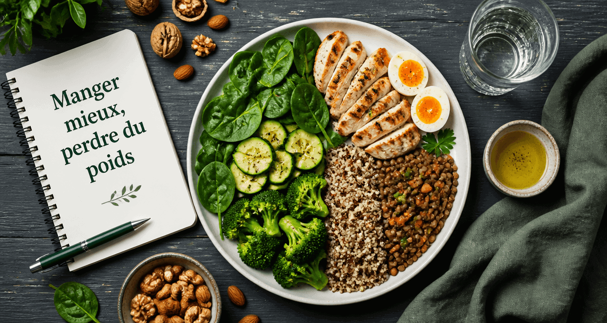 Que faut il manger pour perdre du poids assiette légumes protéines quinoa