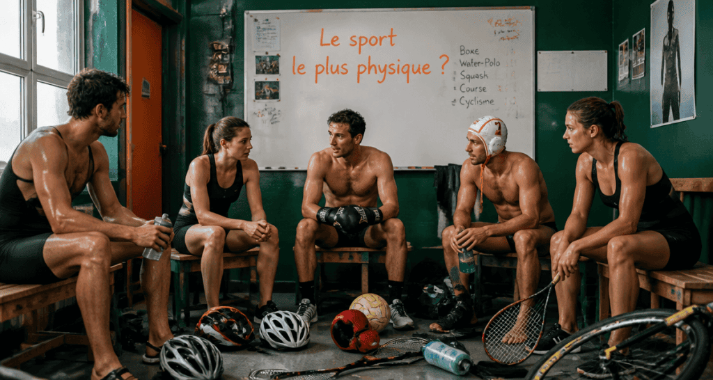 quel sport est le plus physique athlètes vestiaire