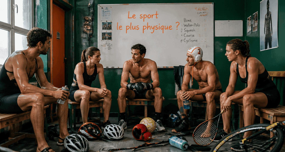 quel sport est le plus physique athlètes vestiaire