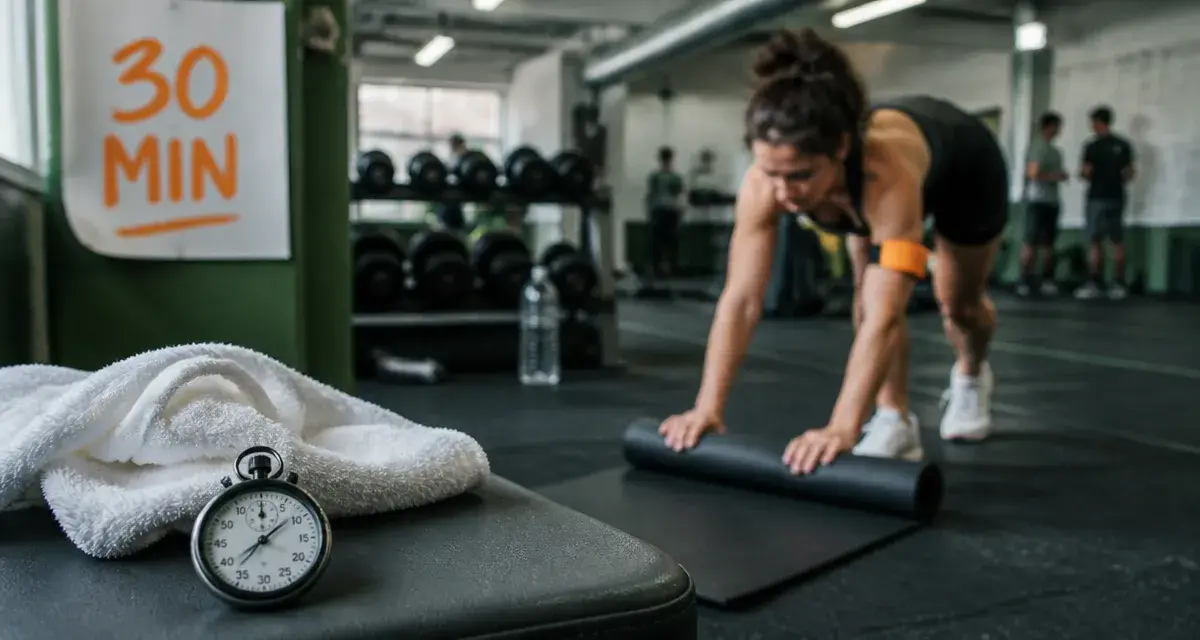 30 min de sport par jour en salle, séance fractionnée
