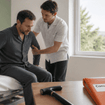 arthrodèse lombaire l5s1 convalescence patient kinésithérapeute
