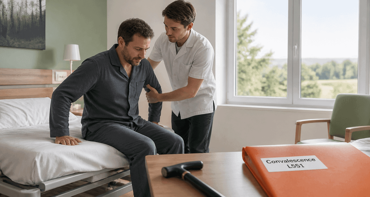 arthrodèse lombaire l5s1 convalescence patient kinésithérapeute