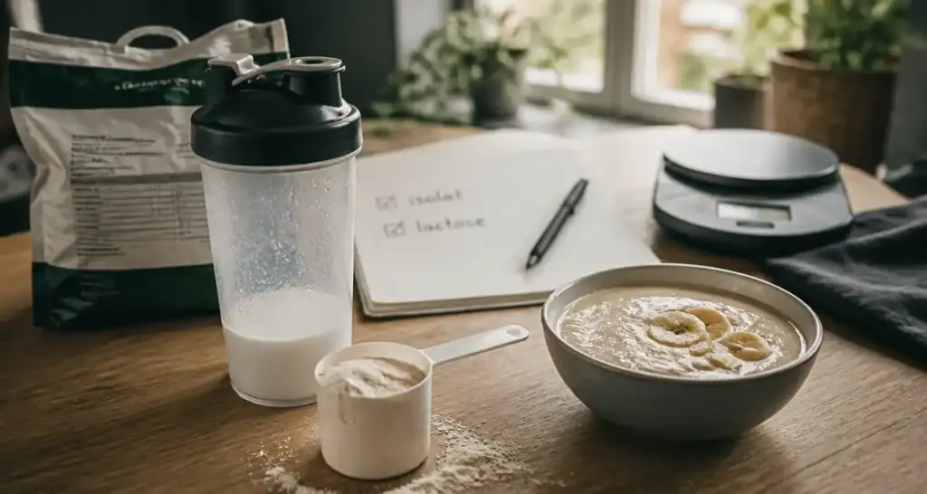 Avis sur la whey : shaker et critères de pureté