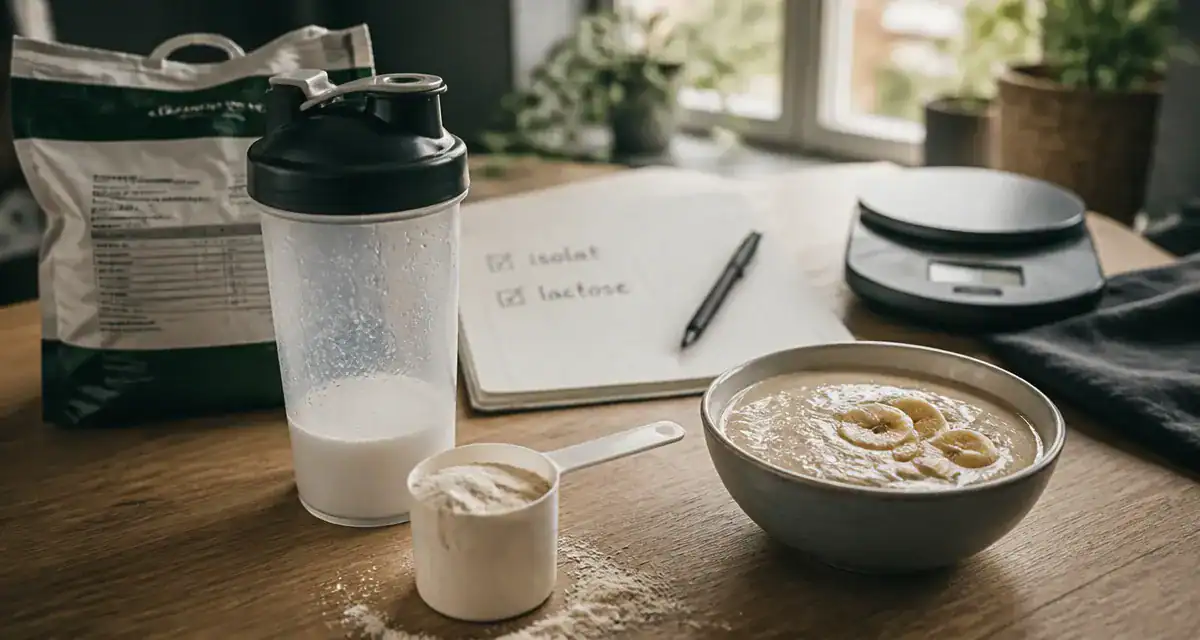 Avis sur la whey : shaker et critères de pureté