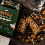 Barres energetiques pour sportifs : barres, flocons d’avoine, amandes et électrolytes