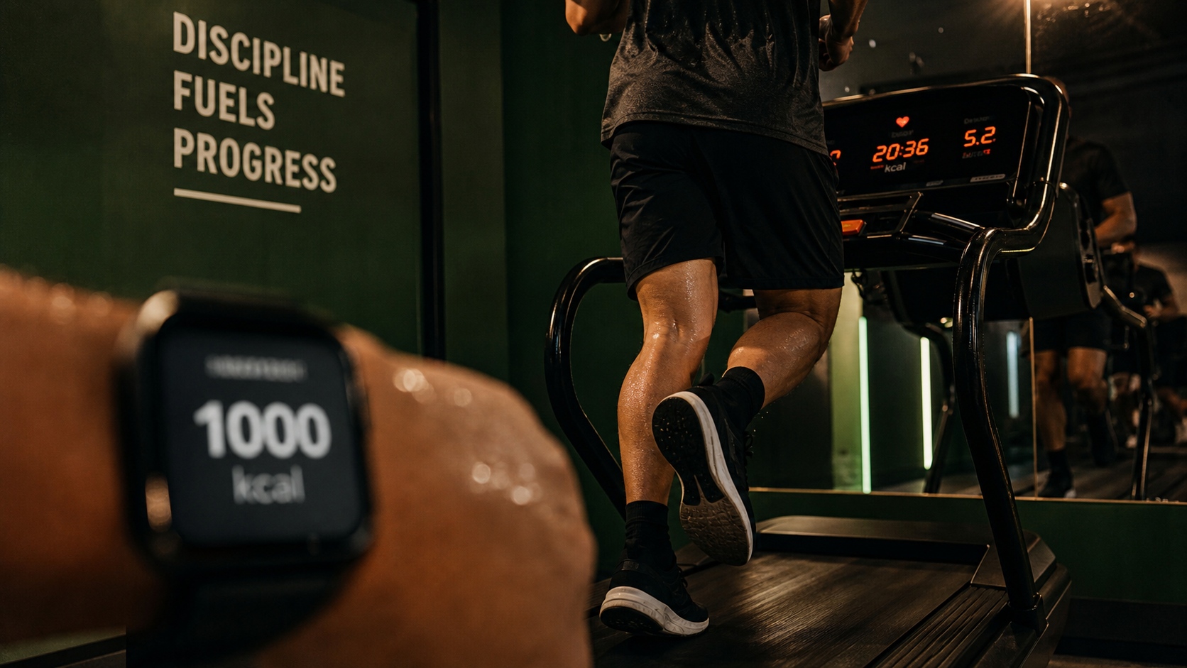 Bruler 1000 calories par jour : course tapis roulant