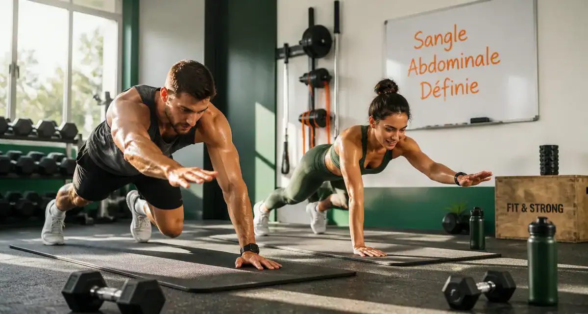 comment avoir des abdos rapidement homme femme gainage