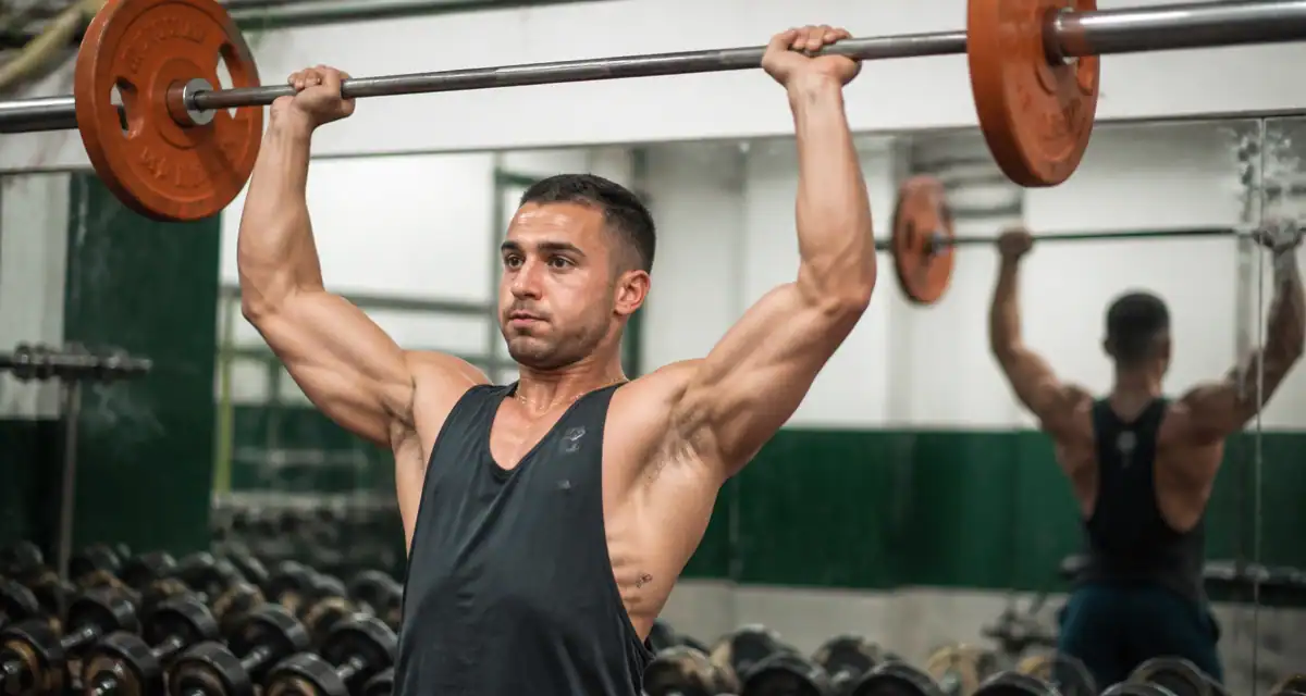 developpe militaire muscles sollicites debout