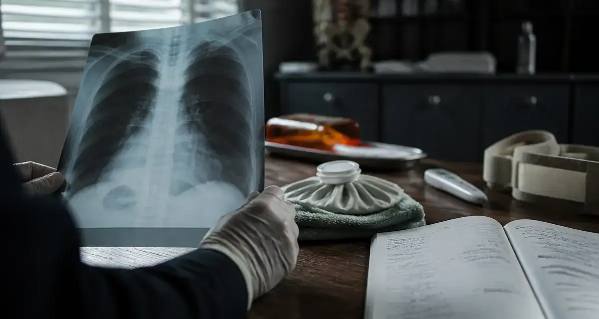 Douleur aux côtes après chute : radiographie pour rechercher une fracture