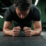 Gainage combien de temps : planche abdos 45s sur tapis