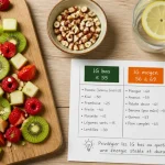 Indice glycemique des fruits tableau : fruits IG bas, moyen, élevé et astuces
