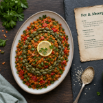 Liste d aliments riche en fer : salade de lentilles corail et graines de courge