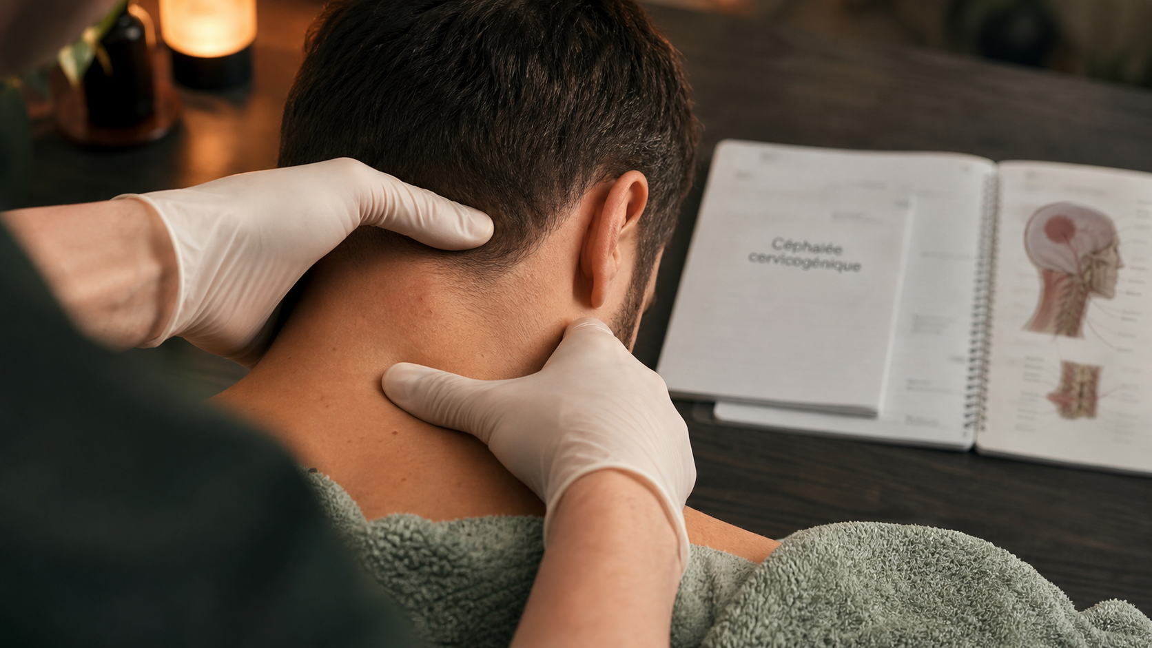 Maux de tete et cervicales : cephalée cervicogénique, nuque et base du crane