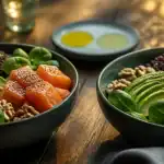 Omega 3 et 6 : ratio alimentaire anti-inflammatoire, bols poke riches en oméga 3 et 6