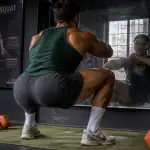 quel muscle travaille les squat athlète en action