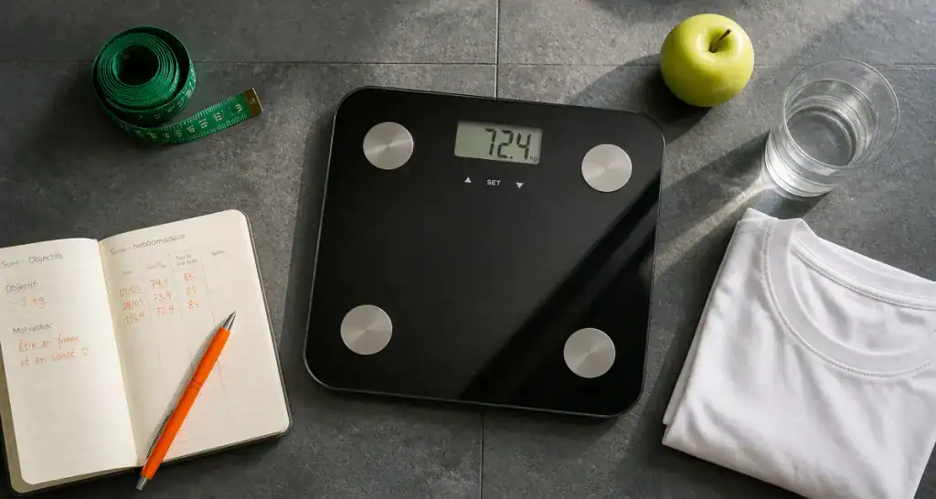 Se peser tous les jours balance et accessoires