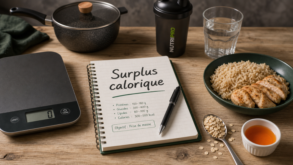 Alimentation prise de masse : surplus calorique et macros pour prendre du muscle