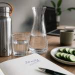Combien d’eau boire par jour : 1,5 L et 30 ml/kg, gourde et verre d’eau