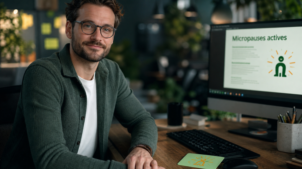 Exercices à faire au bureau : micropauses actives au bureau
