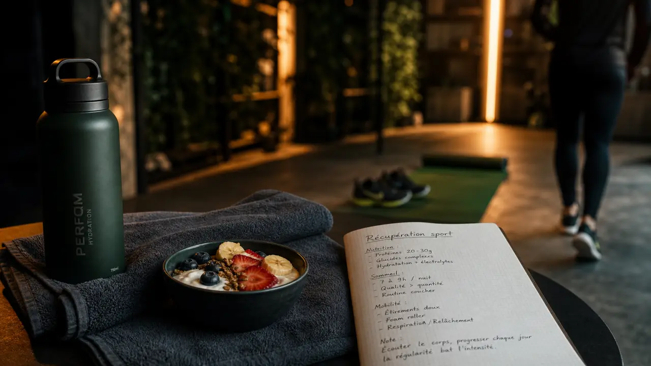 Récupération en sport : active ou passive, hydratation et repas après l’effort