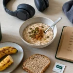 Banane avant sport mûre pour petit-déjeuner avant séance