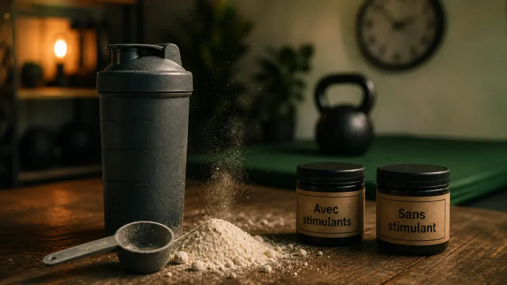 Booster pre workout : caféine, pump ou sans stimulant, le choix qui change la séance